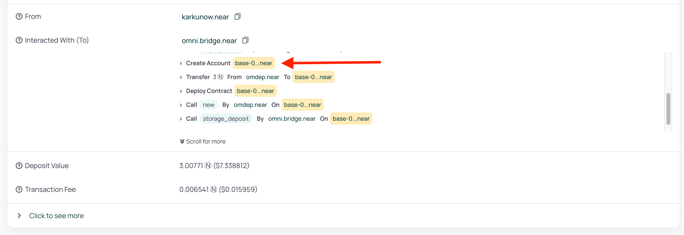 NEP-141 token account on NearBlocks